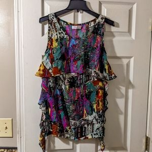 I.C.M. Flowy Sheer Tank Top